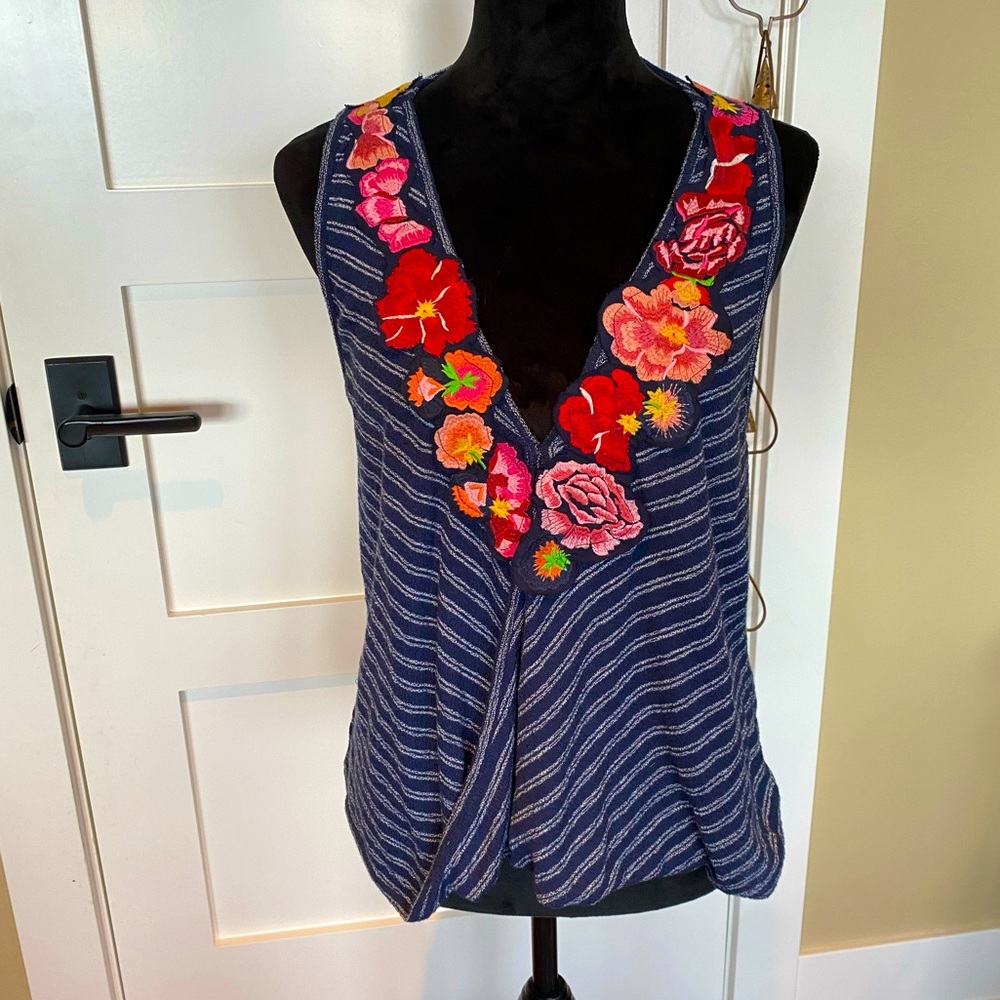 NWOT Free People Floral Tank